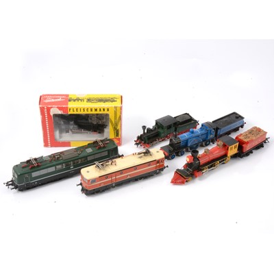 Lot 135 - Six OO gauge and HO gauge model railway locomotives