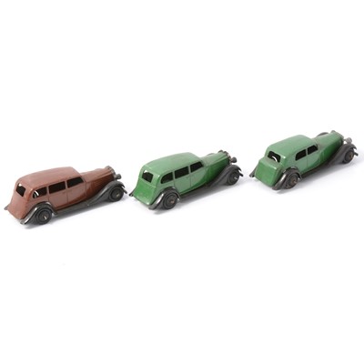 Lot 216 - Three pre-war Dinky Toys