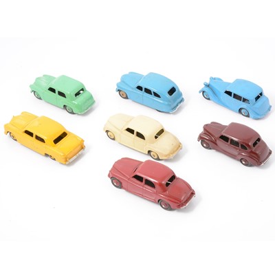 Lot 208 - Seven Dinky Toy cars