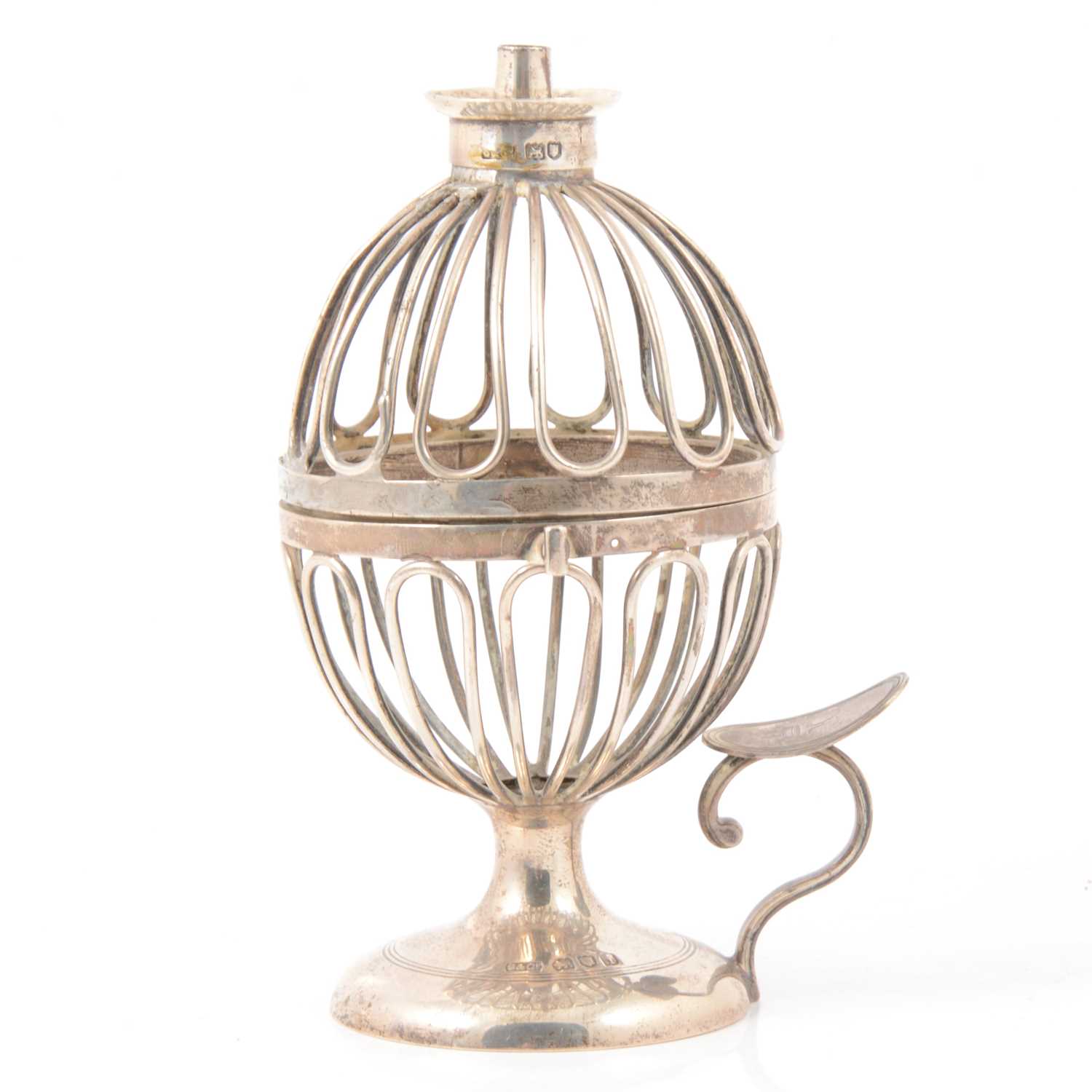 Lot 257 - Silver wax jack, Skinner & Co., London 1904.