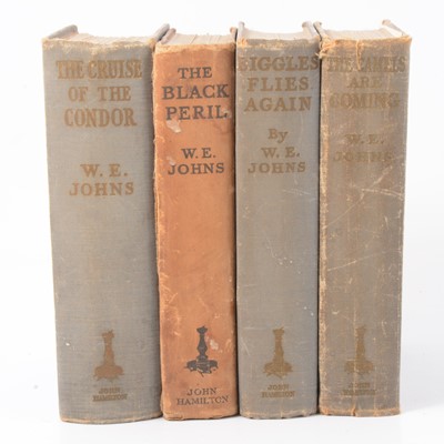 Lot 77 - W E Johns, Four early edition Biggles books