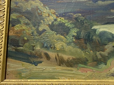 Lot 290 - Sir Alfred James Munnings - View from Selworthy.
