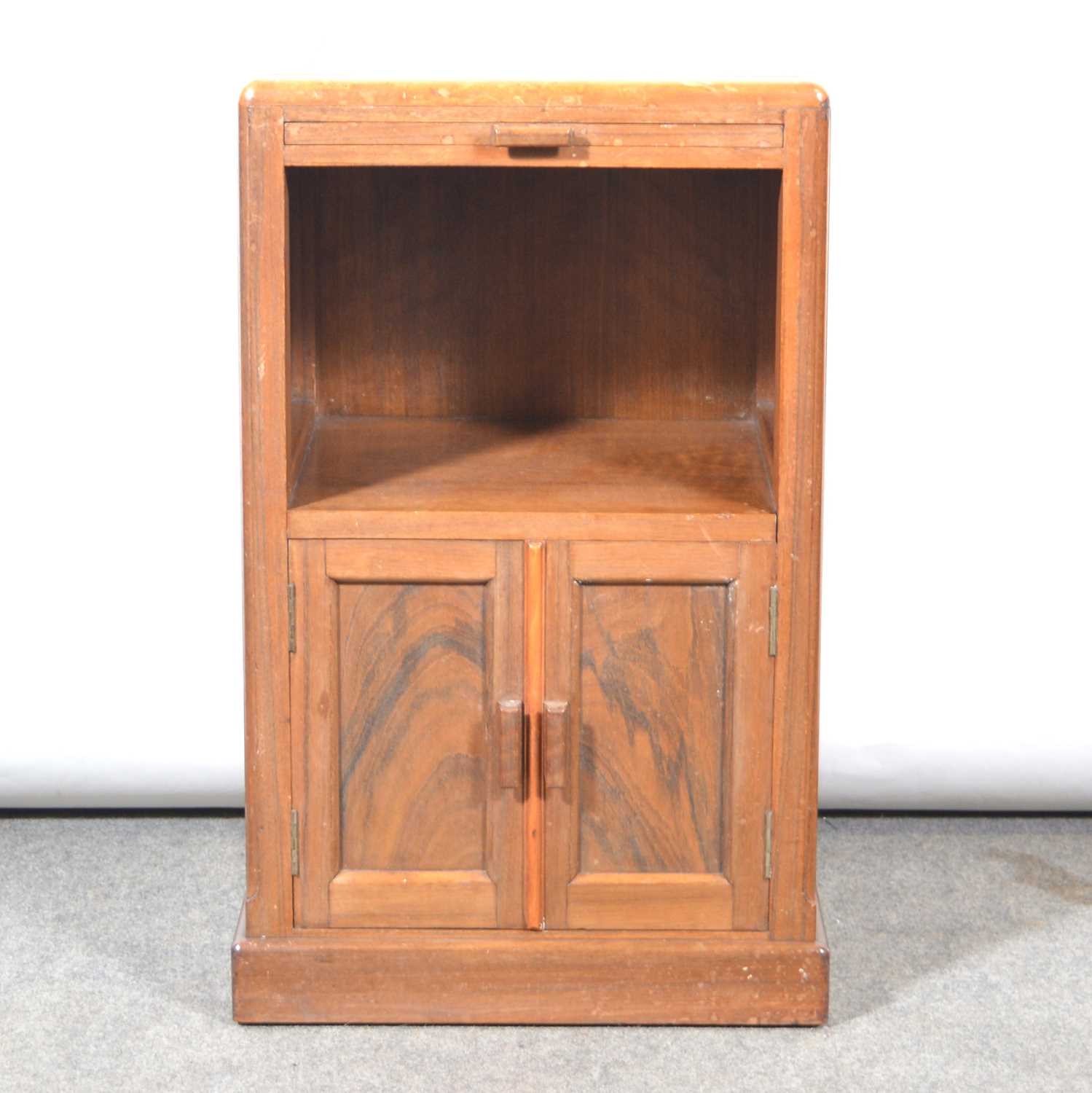 Lot 476 - Olive wood bedside table