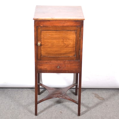 Lot 360 - Victorian mahogany bedside cabinet