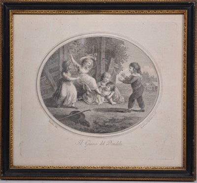 Lot 409 - Gavin Hamilton, four engravings of children