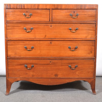 Lot 407 - Victorian mahogany chest of drawers