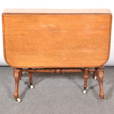 Lot 480 - Victorian oak Sutherland table