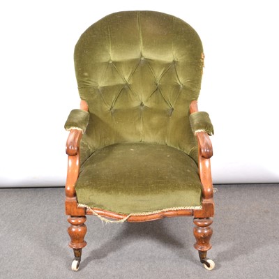 Lot 423 - Victorian easy chair