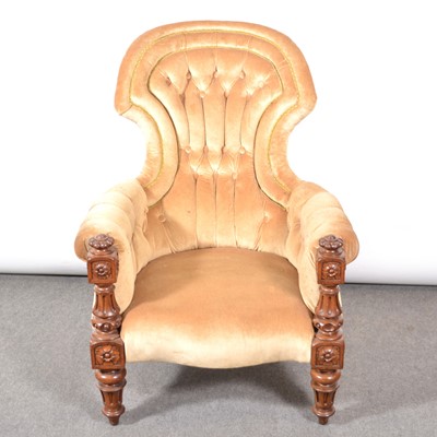 Lot 388 - Victorian easy chair