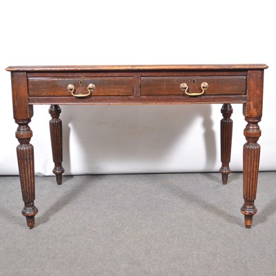 Lot 338 - Victorian mahogany writing table