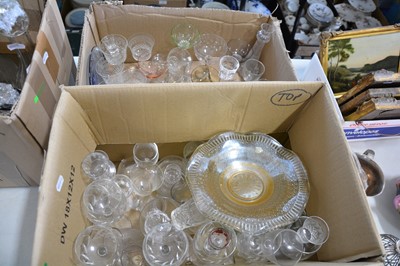 Lot 88 - Wine glasses, liqueur glasses and other glasswares.