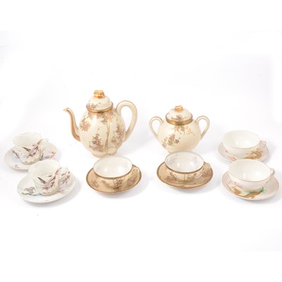 Lot 60 - Japanese and Chinese porcelain part tea and dinner services.
