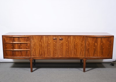 Lot 1068 - Rosewood dining room suite, designed by Tom Robertson for McIntosh of Kirkcaldy, 1970s
