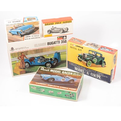Lot 182 - Five model car kits