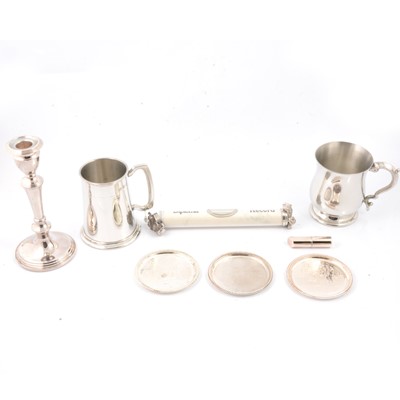Lot 161 - Silver-plated gift items.
