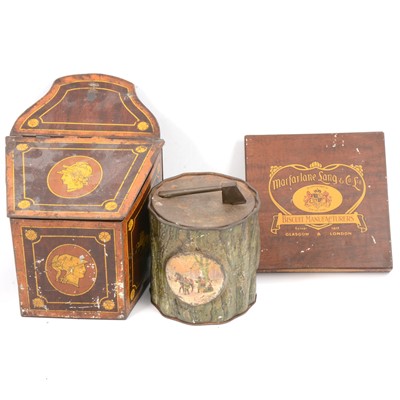 Lot 157 - Three early 20th-century confectionery tins