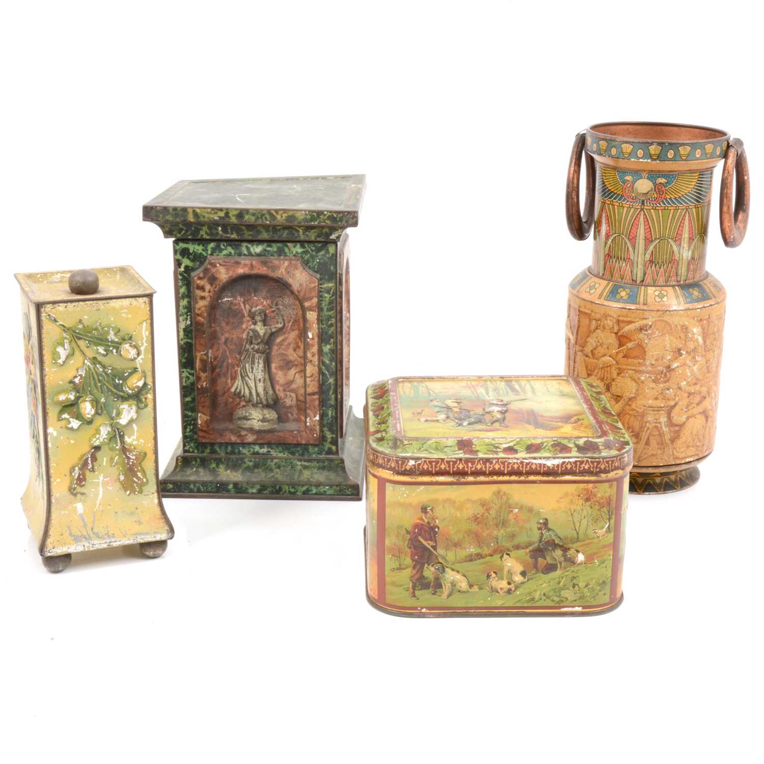 Lot 162 - Four early 20th century Huntley & Palmers biscuit tins