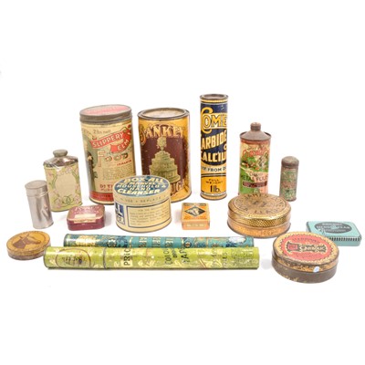 Lot 132 - A selection of mostly early 20th century home product and household tins