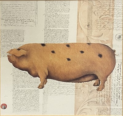 Lot 359 - Quantity of modern prints, including a set of four farm animal prints.