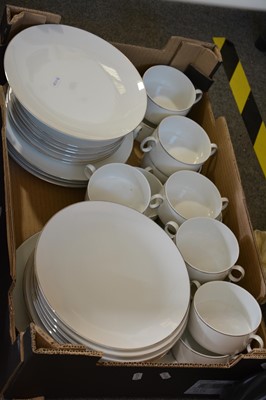 Lot 11 - Thomas 'Medallion Platinum Band' part dinner service.