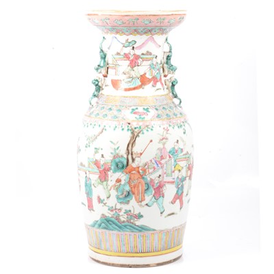 Lot 91 - Chinese porcelain polychrome vase.