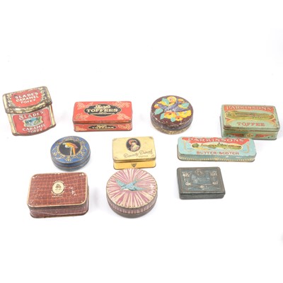 Lot 144 - Early 20th-century toffee and sweet tins