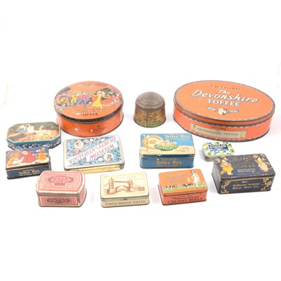 Lot 150 - Vintage sweet and toffee tins.
