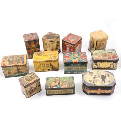 Lot 151 - Commemorative tea tins