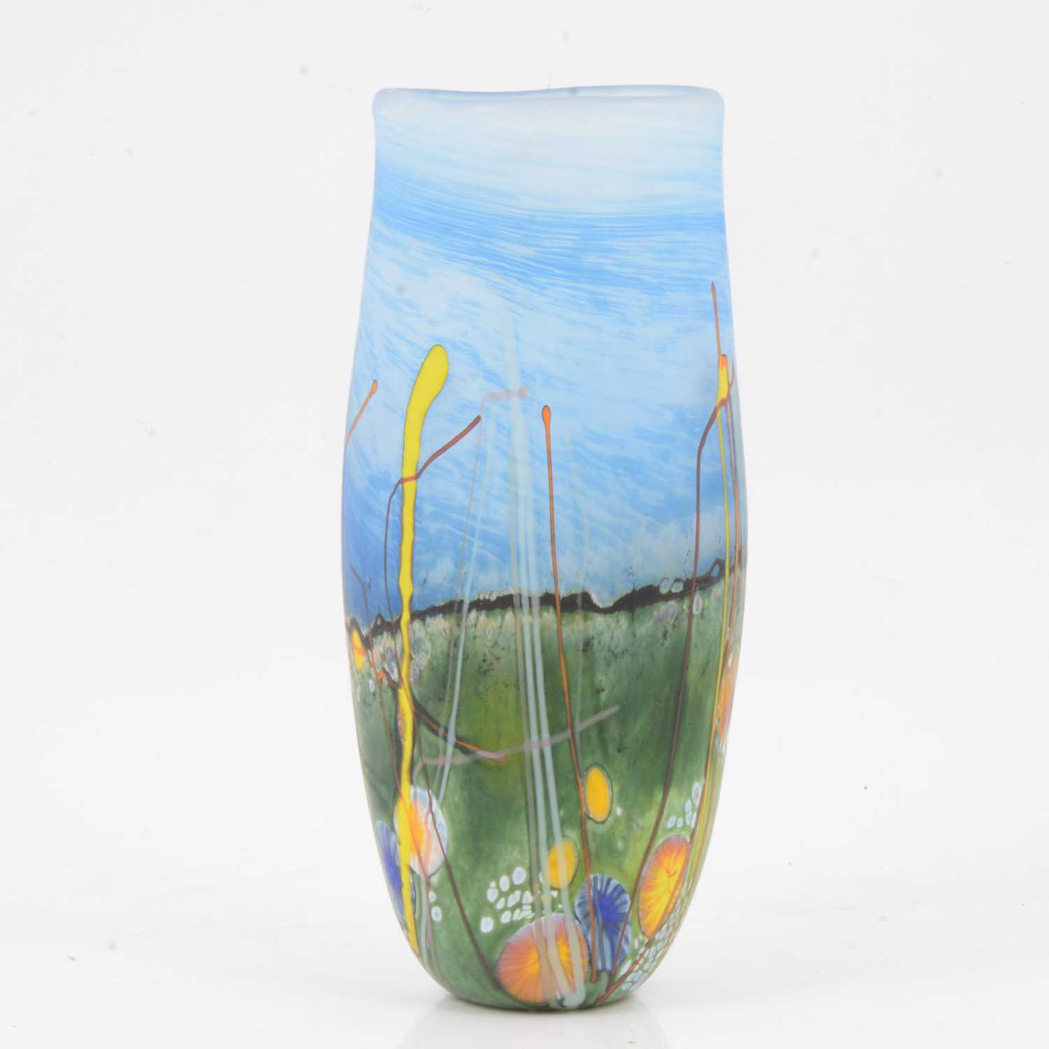 Lot 179 - Studio Glass vase, believed to be Norman Stuart Clarke.