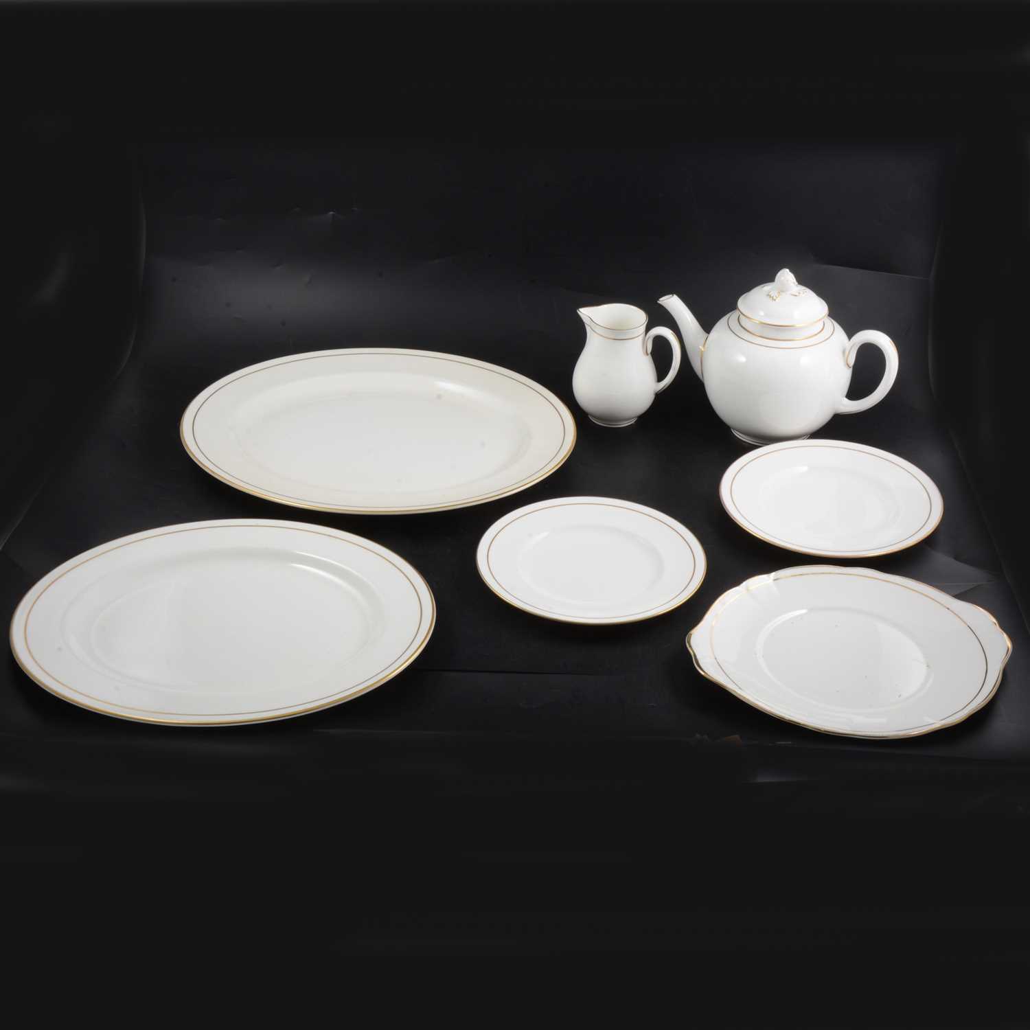 Lot 30 - Royal Worcester 'Contessa' pattern bone china part dinner and tea service.