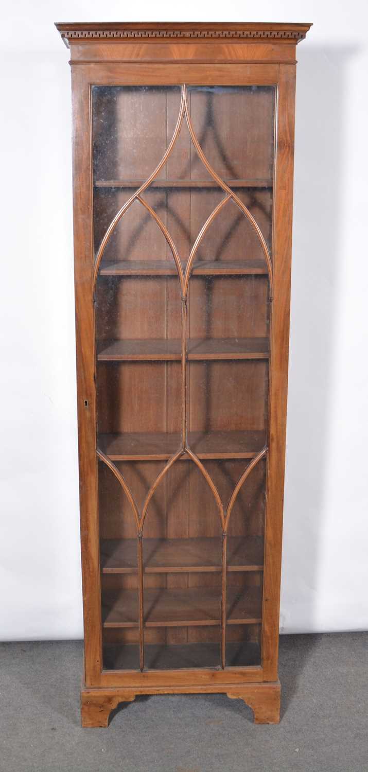 Lot 459 Victorian mahogany freestanding narrow