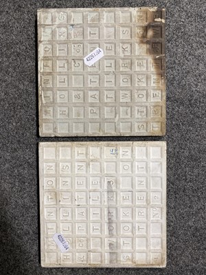 Lot 142 - Eight 6-inch Victorian decorative tiles by Minton & Hollins.