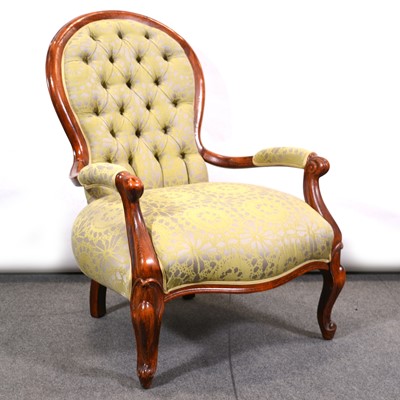 Lot 460 - Victorian easy chair