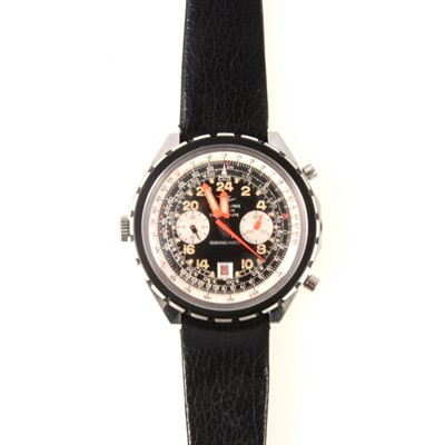 Lot 318 - Breitling - Gentleman's Chrono-Matic Cosmonaute, Ref. 1809. twenty-four hour wristwatch, c1973/74