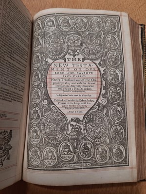 Lot 174 - The Holy Bible, printed by Robert Barker, 1631 with Book of Common Prayer 1629