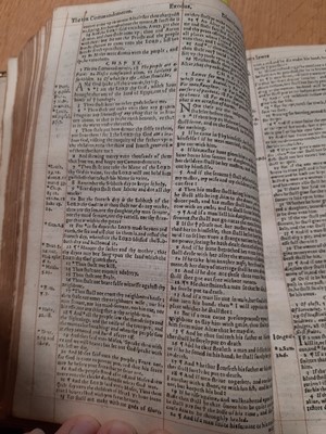 Lot 174 - The Holy Bible, printed by Robert Barker, 1631 with Book of Common Prayer 1629