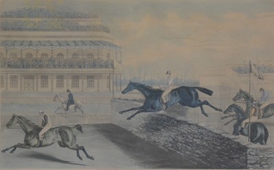 Lot 352 - After George Henry Laporte - Liverpool Grand National Steeple Chase, a series of four