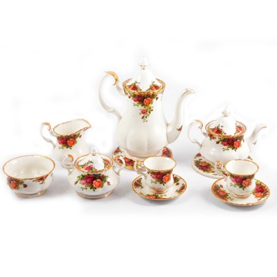 Lot 52 - Royal Albert 'Old Country Roses' part tea and coffee set.