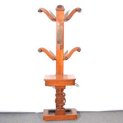 Lot 376 - Victorian mahogany hallstand