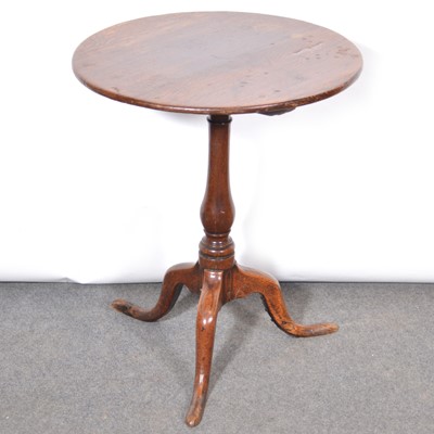 Lot 339 - 19th Century oak tripod table