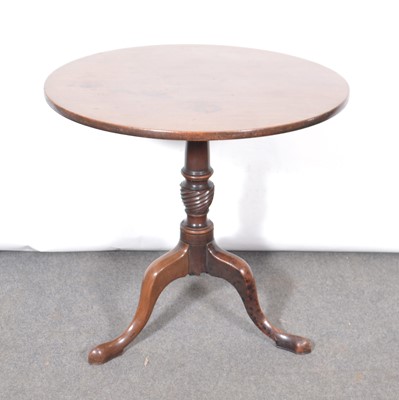 Lot 370 - George III style mahogany tripod table