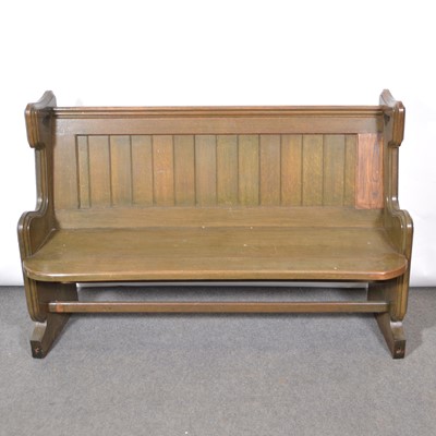 Lot 293 - Oak pew