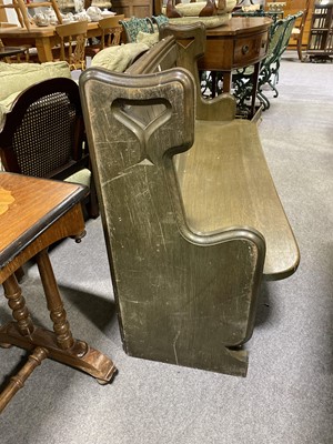 Lot 293 - Oak pew