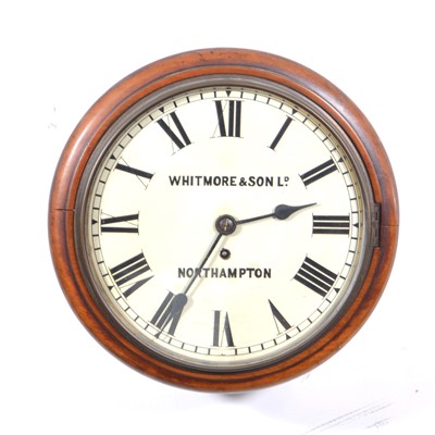 Lot 514 - Victorian mahogany cased fusee wall clock, Whitmore & Sons Limited, Northampton.