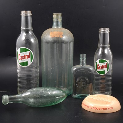 Lot 68 - Advertising ashtrays and bottles