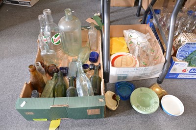 Lot 68 - Advertising ashtrays and bottles