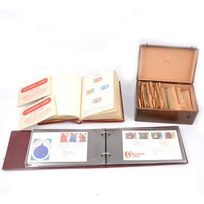 Lot 127 - Stock book and a box of stamps, incl. Roosevelt Collection Trinidad 1896 4d.