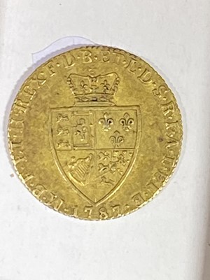 Lot 304 - Gold Spade Guinea, George III 1787.