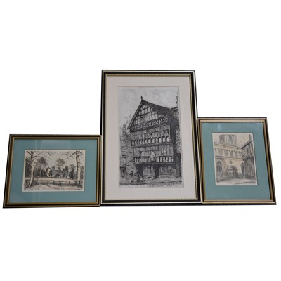 Lot 338 - After Monk, The Bear & Billet, and two prints