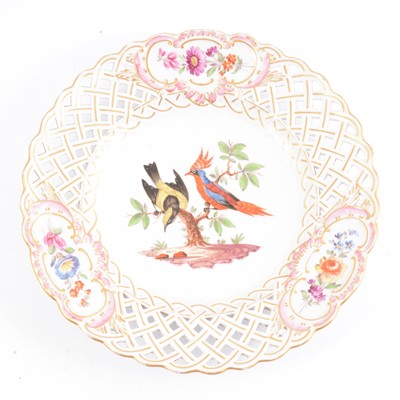 Lot 1 - Meissen porcelain cabinet plate